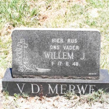 MERWE Willem J., v.d. -1948