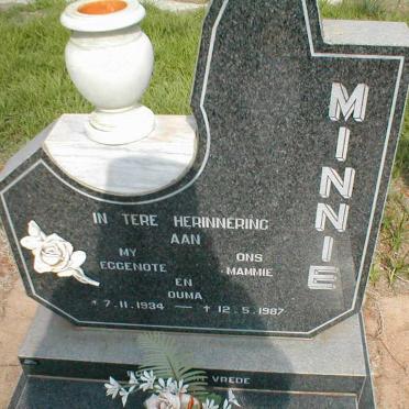 MINNIE ? 1934-1987