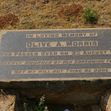 MORRIS Olive A.-1935
