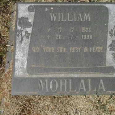 MOHLALA William 1925-1996