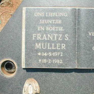 MÜLLER Frantz S. 1972-1982