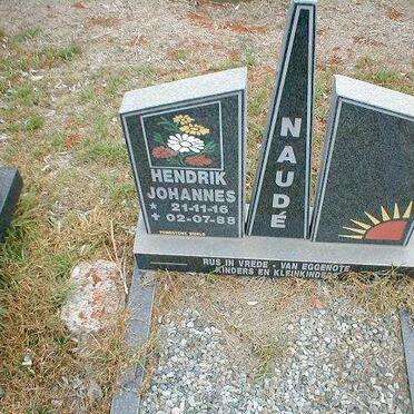 NAUDÉ Hendrik Johannes 1916-1988