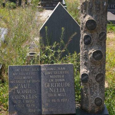 NIEKERK Paul Jacobus Cornelis, van 1925-1976 &amp; Gertrude Nelia NEL 1927-