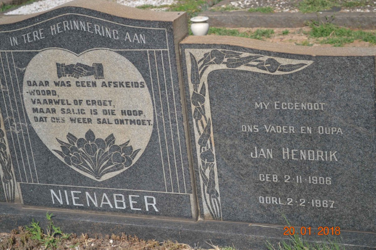 NIENABER Jan Hendrik 1906-1967