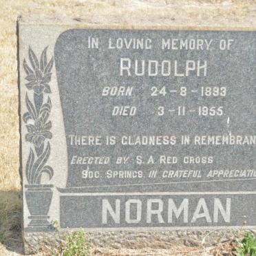 NORMAN Rudolph 1893-1955