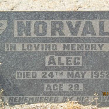 NORVAL Alec -1952