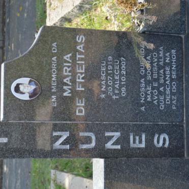 NUNES Maria de Freitas 1919-2007