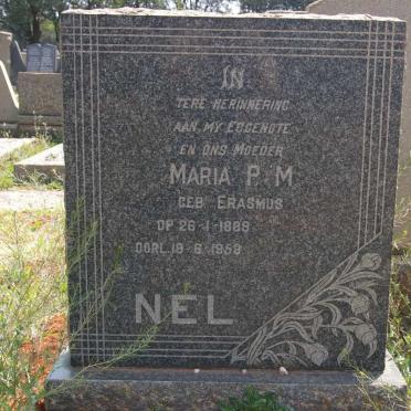 NEL Maria P.M. nee ERASMUS 1889-1958