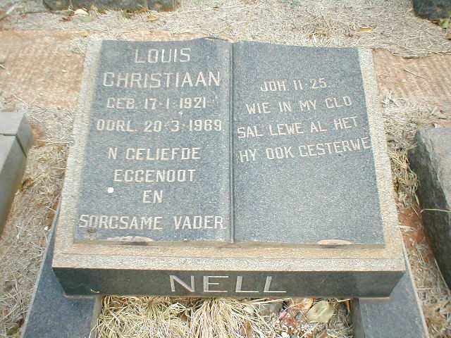 NELL Louis Christiaan 1921-1969