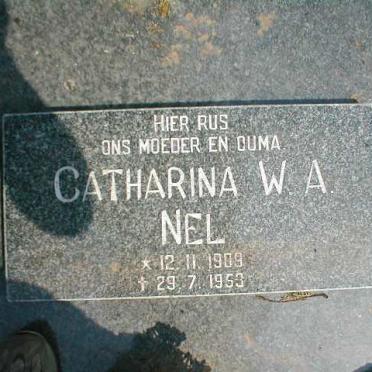 NEL Catharina W.A. 1909-1953