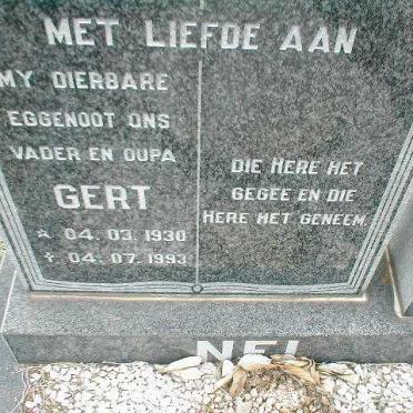NEL Gert 1930-1993