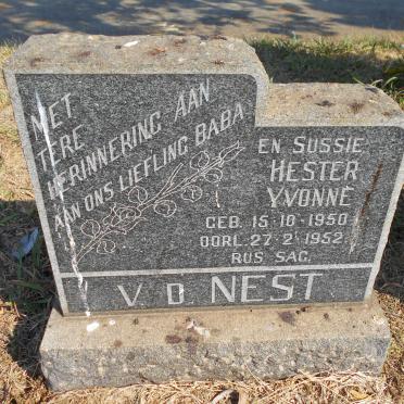 NEST Hester Yvonne, v.d. 1950-1952
