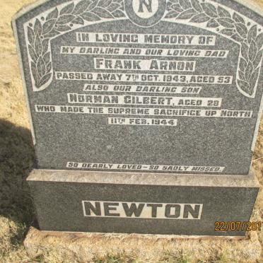 NEWTON Frank Arnon -1943 :: NEWTON Norman Gilbert -1944