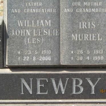 NEWBY William John Leslie 1910-2006 &amp; Iris Muriel 1913-1990
