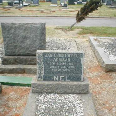 NEL Jan Christoffel Adriaan 1896-1949