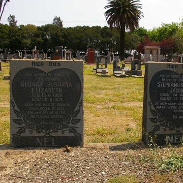 NEL Stephanus Daniël Jacobus 1883-1959 &amp; Susara Susanna Elizabeth 1896-1971
