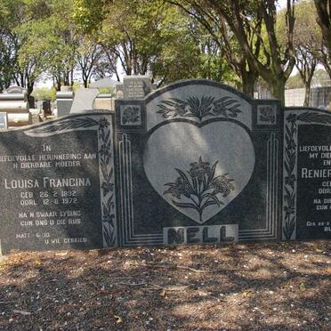 NELL Renier Christiaan 1880-1960 &amp; Louisa Francina 1892-1972