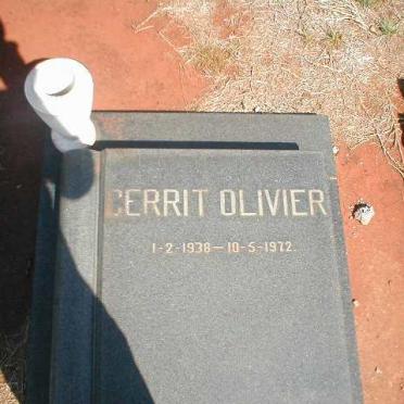 OLIVIER Gerrit 1938-1972
