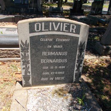 OLIVIER Hermanus Bernardus 1896-1962