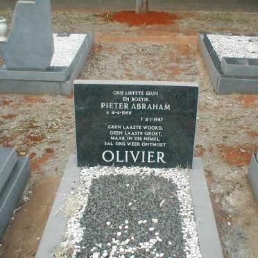 OLIVIER Pieter Abraham 1966-1987