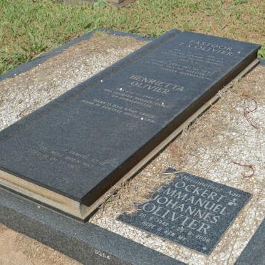 OLIVIER F.S. 1918-1975 &amp; Henrietta 1918-1999 :: OLIVIER Ockert Emmanuel Johannes 1942-2008