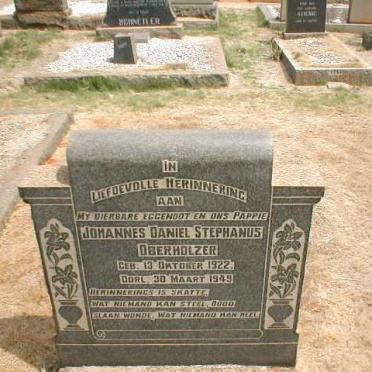 OBERHOLZER Johannes Daniel Stephanus 1922-1949