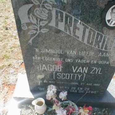 PRETORIUS Jacob van Zyl 1922-1985