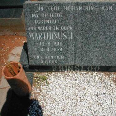 PRINSLOO Marthinus J. 1910-1974