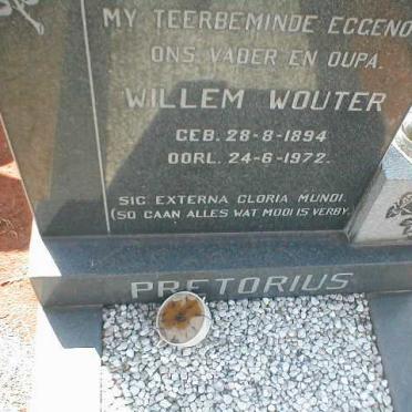 PRETORIUS Willem Wouter 1894-1972