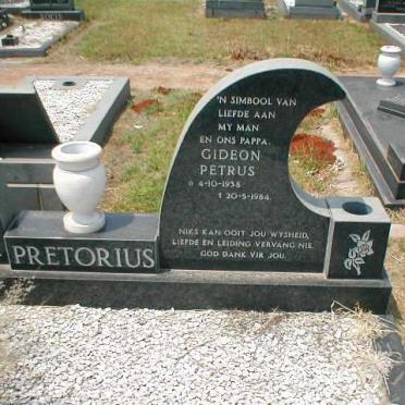 PRETORIUS Gideon Petrus 1938-1984