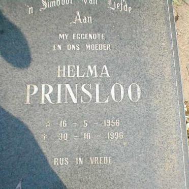PRINSLOO Helma 1956-1996
