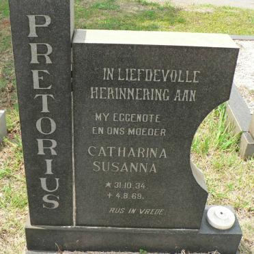 PRETORIUS Catharina Susanna 1934-1969