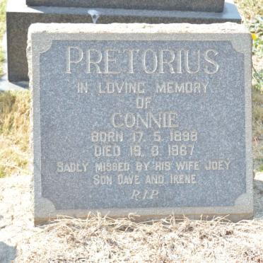 PRETORIUS Connie 1898-1967