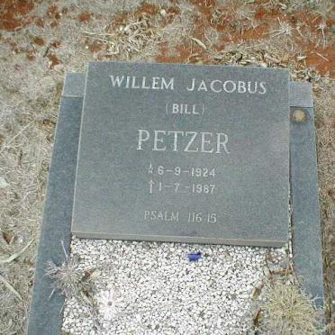 PETZER Willem Jacobus  1924-1987
