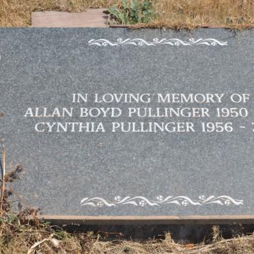 PULLINGER Allan Boyd 1950-1995 &amp; Cynthia 1956-2006