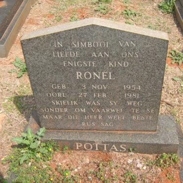 POTTAS Ronel 1954-1981