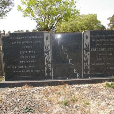 POTGIETER Frederick Ernest 1908-1970 &amp; Edna May 1915-1982
