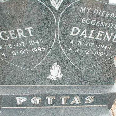 POTTAS Gert 1945-1995 &amp; Dalene 1949-1990