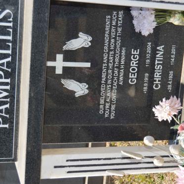 PAMPALLIS George 1919-2004 &amp; Christina 1926-2011