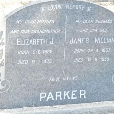 PARKER James William 1867-1955 &amp; Elizabeth J. 1886-1973
