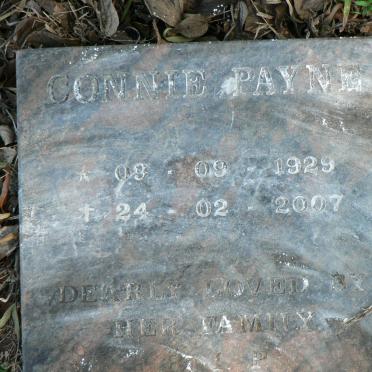 PAYNE Connie 1929-2007