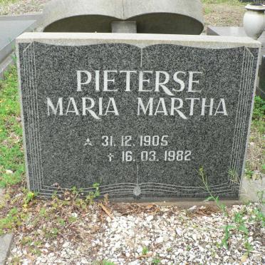 PIETERSE Maria Martha 1905-1982