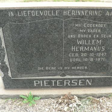 PIETERSEN Willem Hermanus 1947-1971