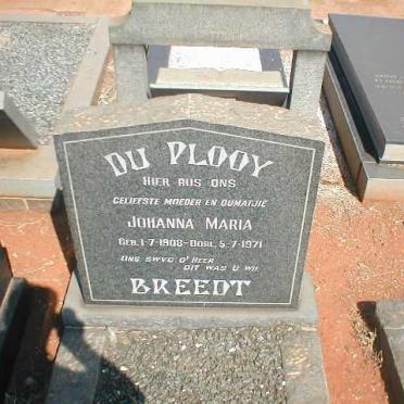 PLOOY Johanna Maria, du nee BREEDT 1908-1971