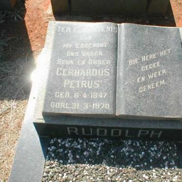 RUDOLPH Gerhardus Petrus 1947-1970
