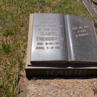 RABIE  Carel Theodorus 1897-1960
