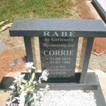 RABÉ Corrie 1929-1999