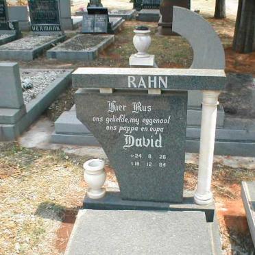 RAHN David 1926-1984