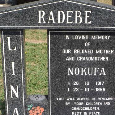 RADEBE Lina Nokufa 1917-1998