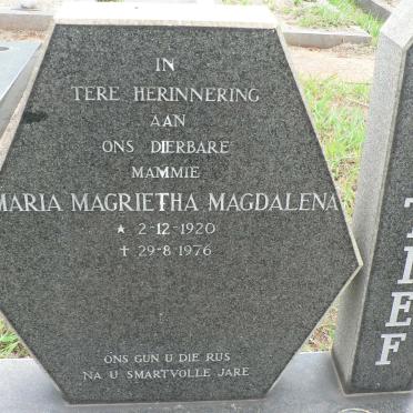 RETIEF Maria Magrietha Magdalena 1920-1976